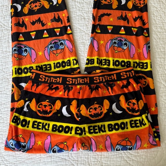 Disney Stich Movie Halloween Themed Fall Pajama Pants Women’s Size XS - Picture 4 of 5